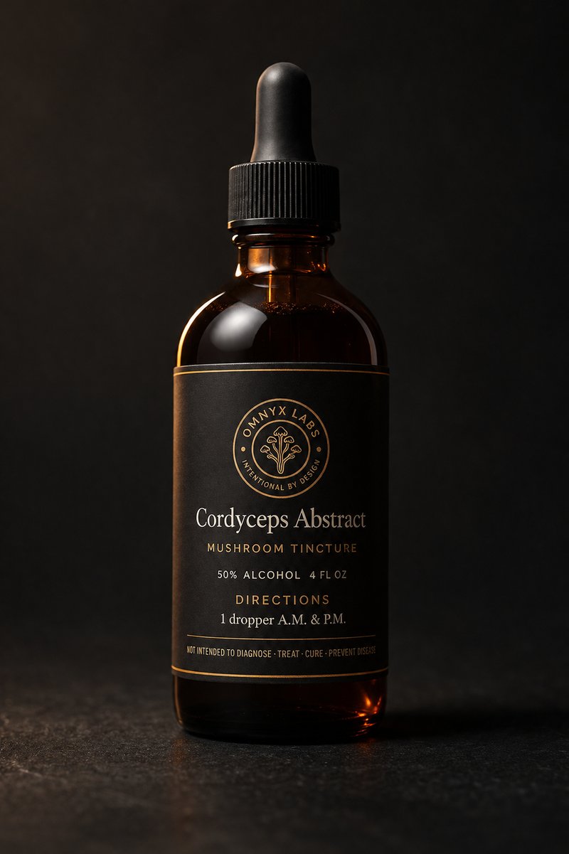 Omnyx Labs Cordyceps Abstract tincture bottle